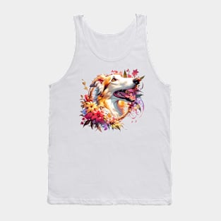 Borzoi Joyful Mothers Day Dog Mom Gift Tank Top